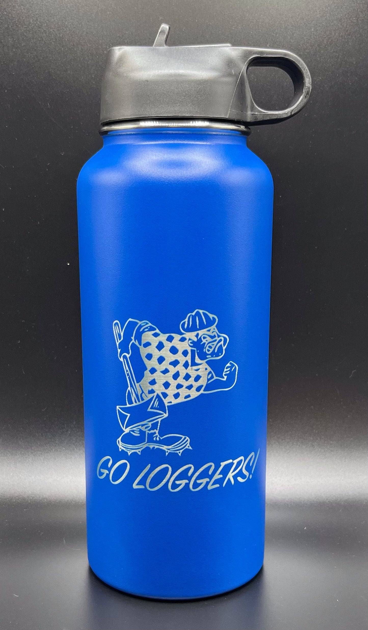 Vernonia Logger Engraved 32oz Water Bottle