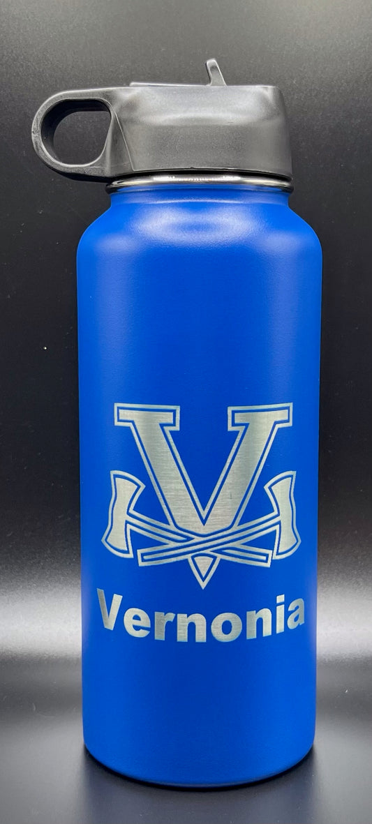 Vernonia Logger Engraved 32oz Water Bottle